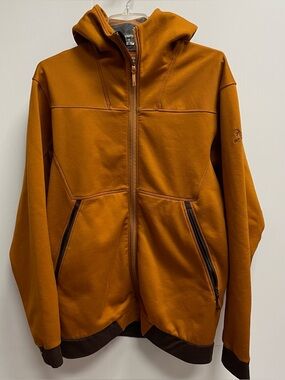 ARC’TERYX MENS DARK YELLOW STRAIBO HOODIE SZ MEDIUM